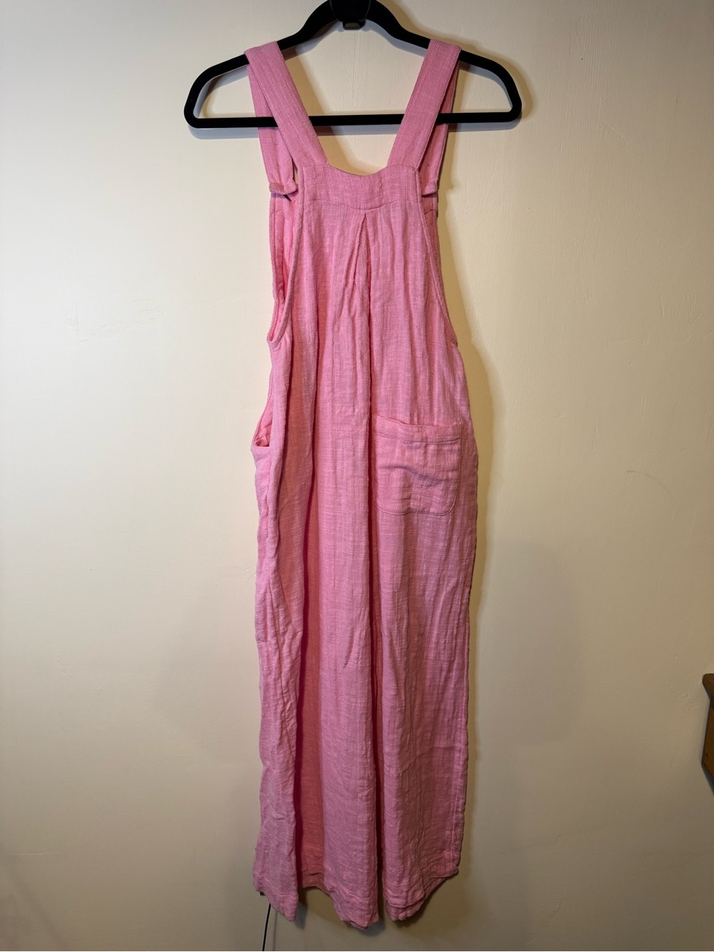 Free People Sun Drenched Overalls in Sugar Magnolia Pink Size XS Bohemian - Picture 9 of 12